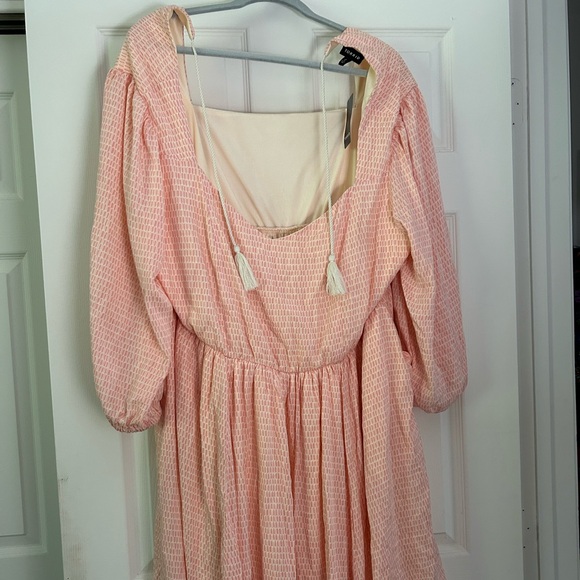 NWT Torrid mini wash gauze, open back skater dress - Picture 4 of 5